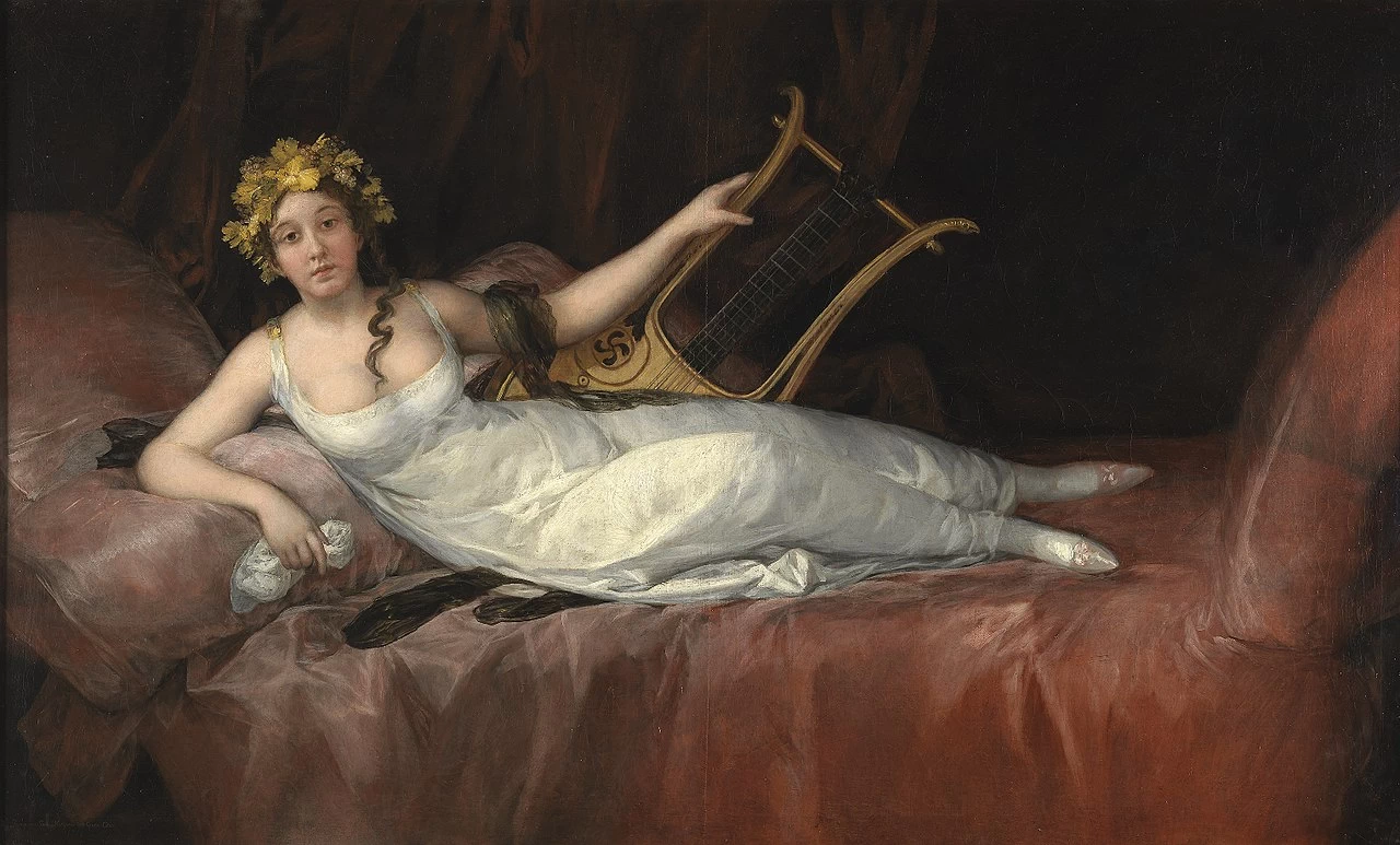 La marchesa di Santa Cruz (1805), museo del Prado, Madrid